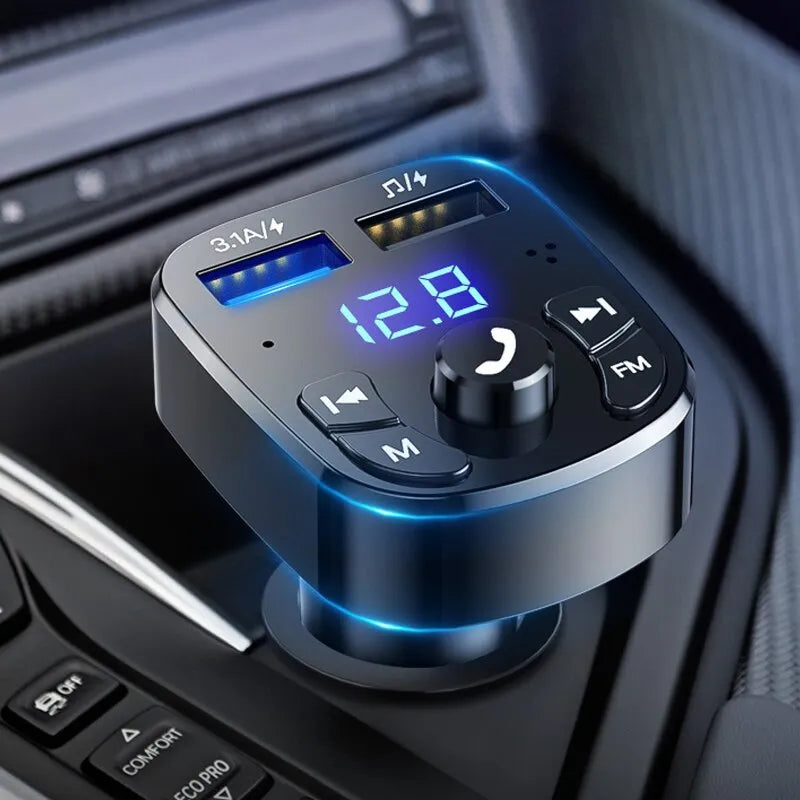 Car Mp3 Player Dual Usb Fast Charger