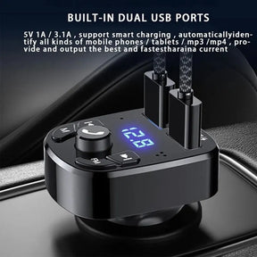 Car Mp3 Player Dual Usb Fast Charger